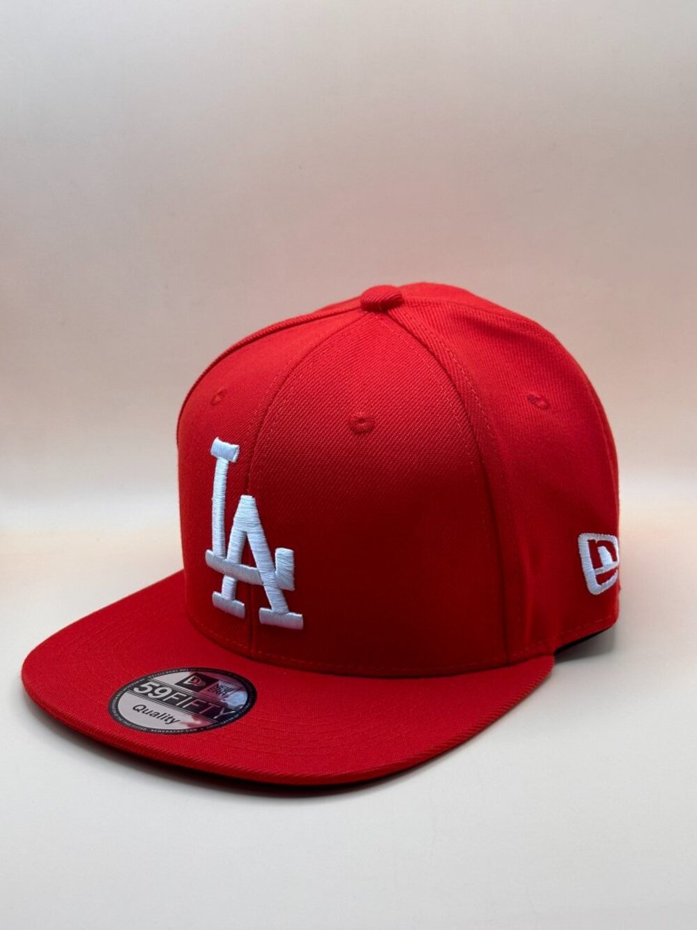 New Era 59FIFTY Los Angeles Dodgers LA Red Fitted Hat Authentic